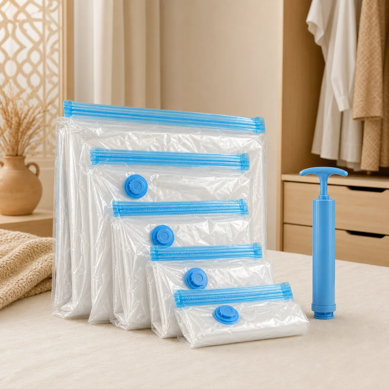 Sacs de Rangement Sous Vide avec Pompe au Maroc - image produit